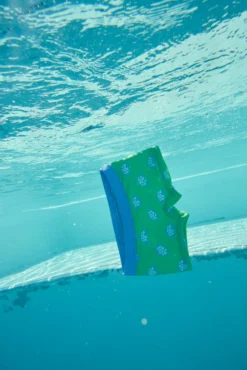 Bañador bóxer bebé estampado tortugas verde