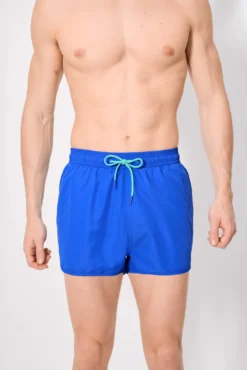 Bañador corto básico azul