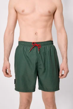 Bañador largo estampado étnico verde
