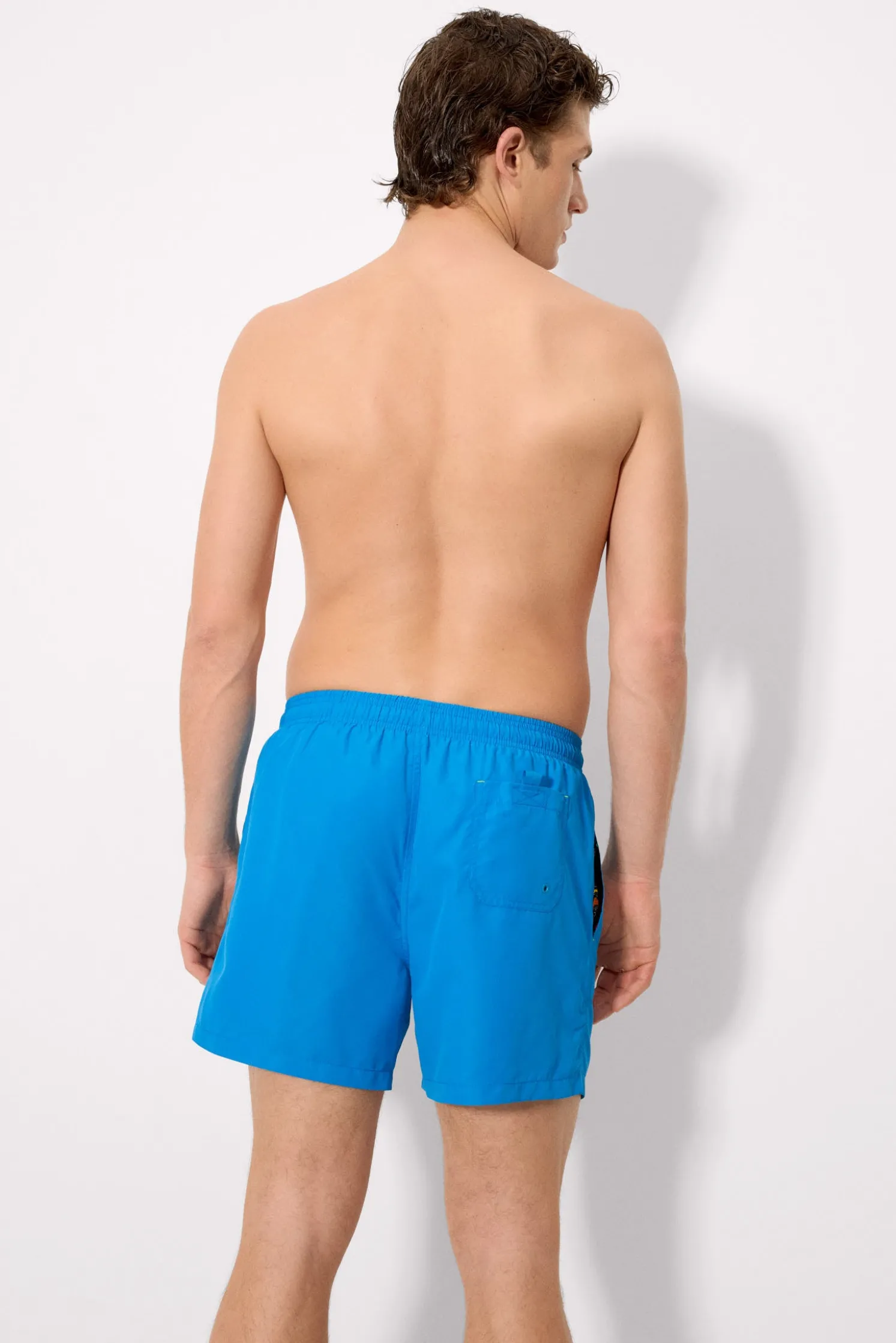 Bañador medio básico azul Sockarrats
