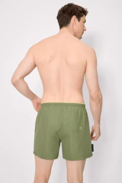Bañador medio básico verde