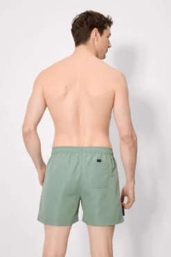 Bañador medio básico verde