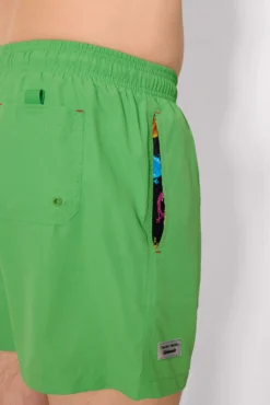 Bañador medio básico verde Sockarrats