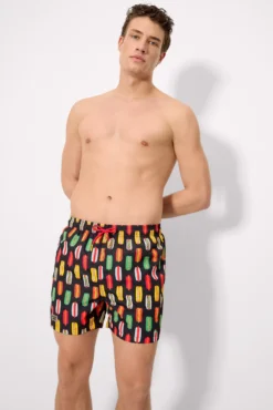 Bañador medio estampado hot dog multicolor Sockarrats