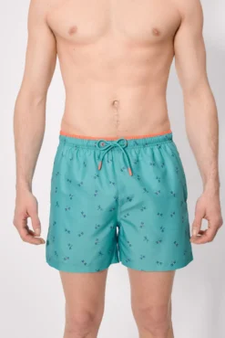 Bañador medio estampado libélulas