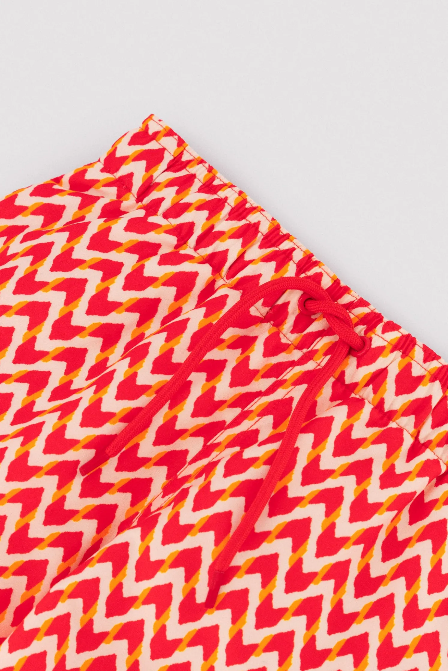 Bañador niño corto estampado étnico multicolor