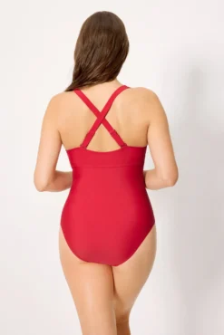 Bañador reductor con aro rojo copa C