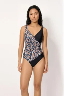 Bañador reductor estampado copa B