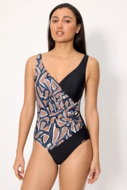 Bañador reductor estampado copa B