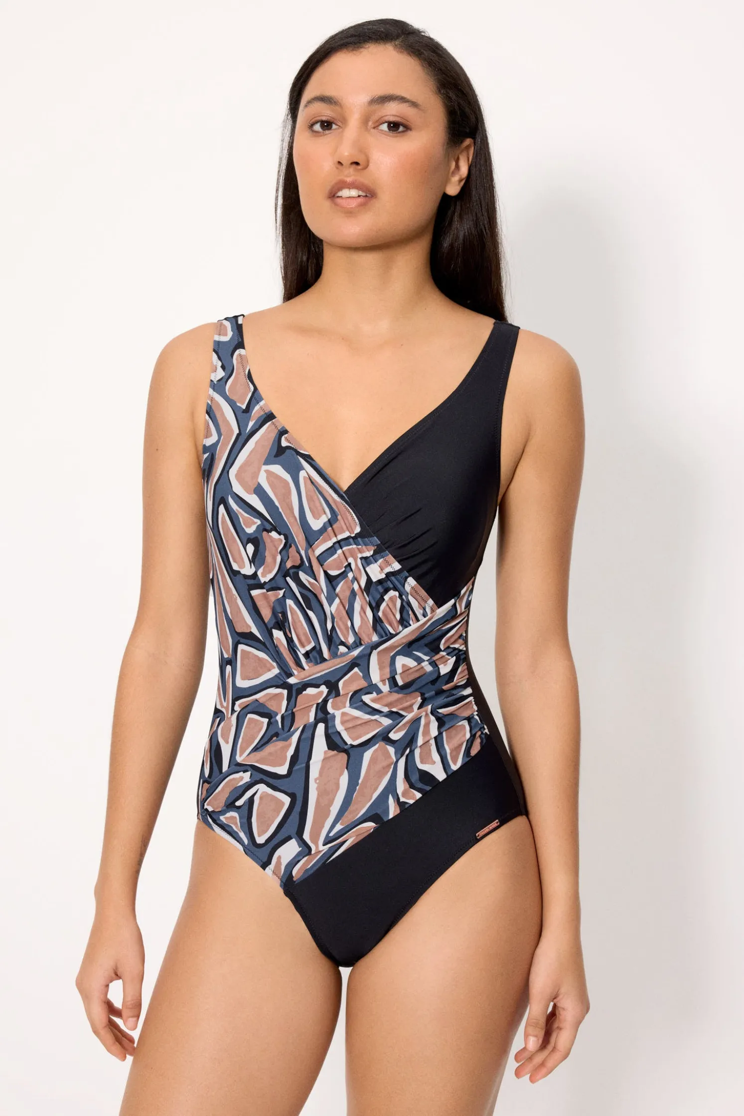 Bañador reductor estampado copa B