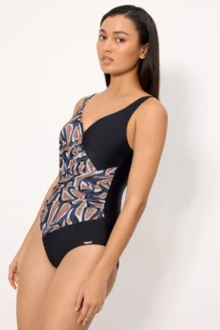 Bañador reductor estampado copa B
