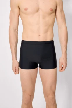 Bañador tipo bóxer básico negro