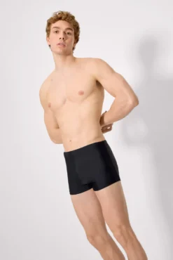 Bañador tipo bóxer básico negro