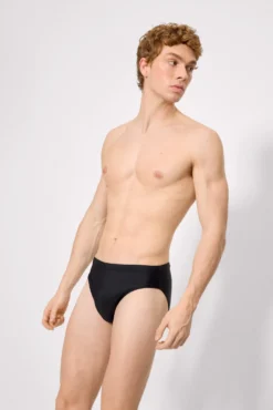 Bañador tipo slip básico negro