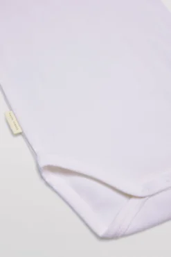 Body bebé básico tirantes anchos blanco