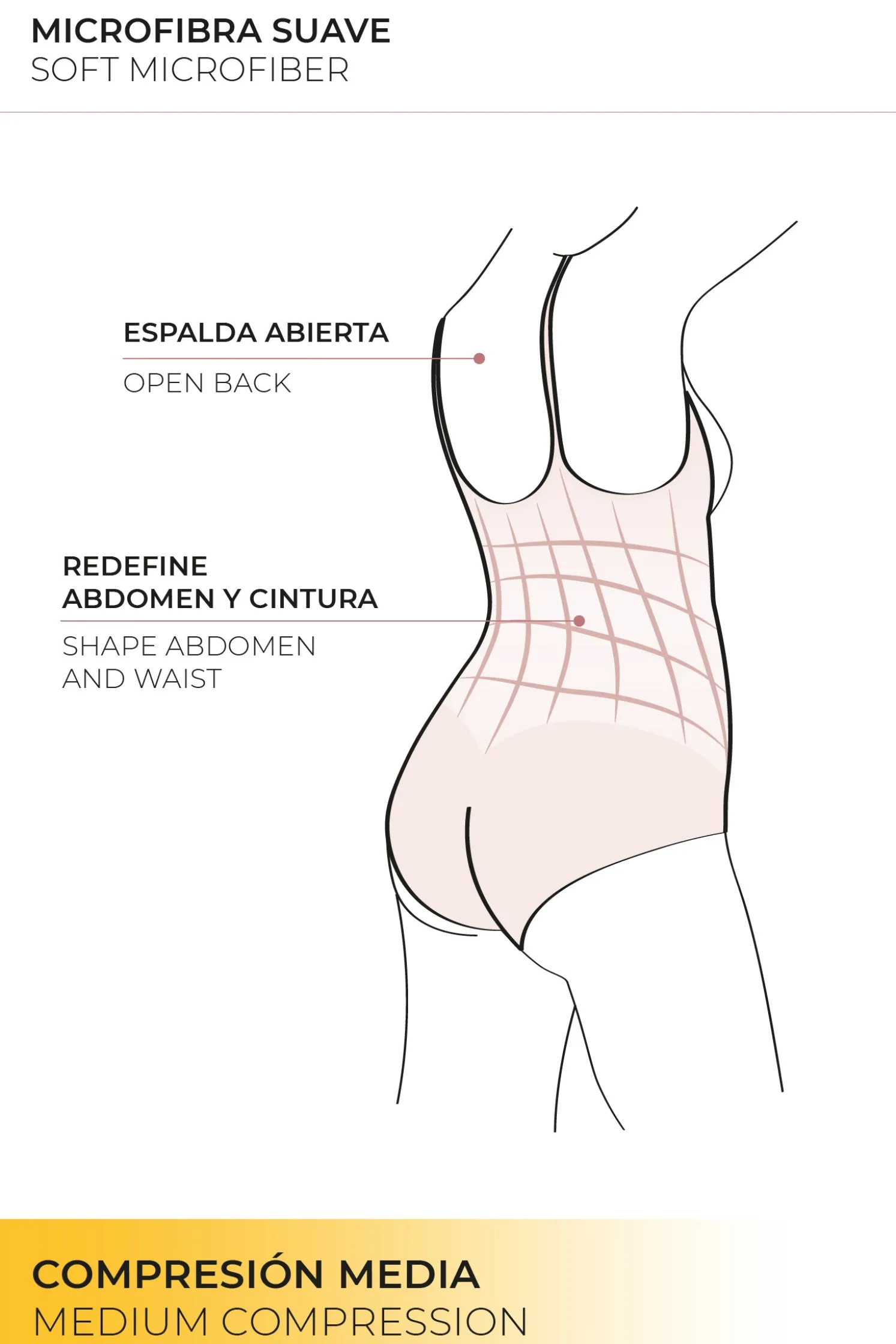 Body reductor nude