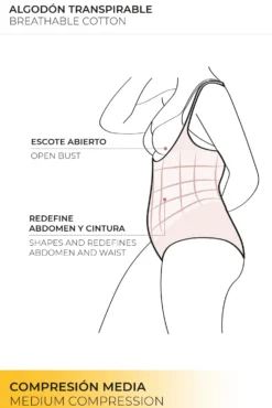 Body-up reductor de algodón negro