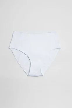 Braga alta básica algodón blanco