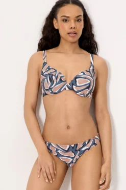 Braga bikini estampada
