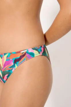 Braga bikini estampado hojas