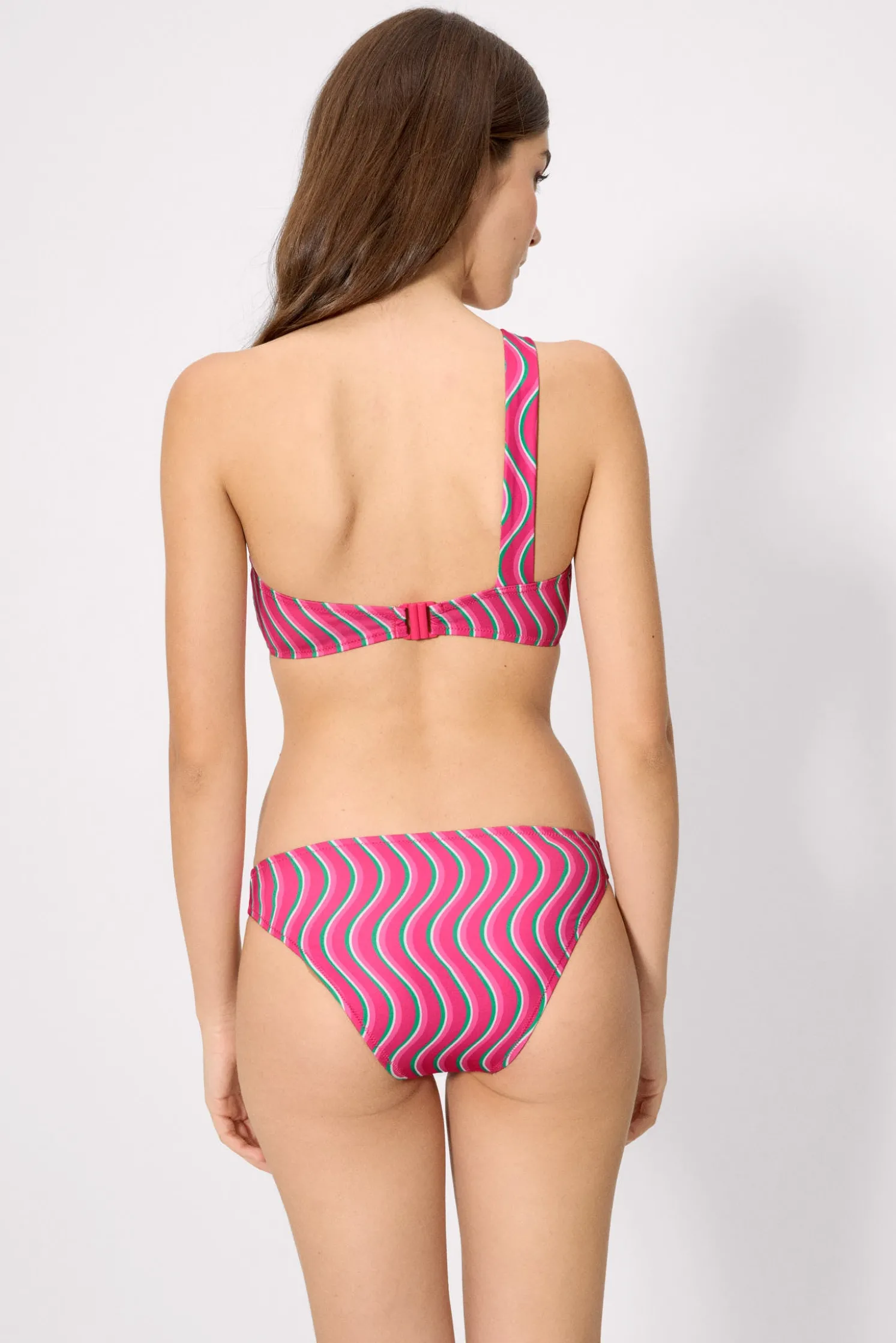 Braga bikini estampado ondas