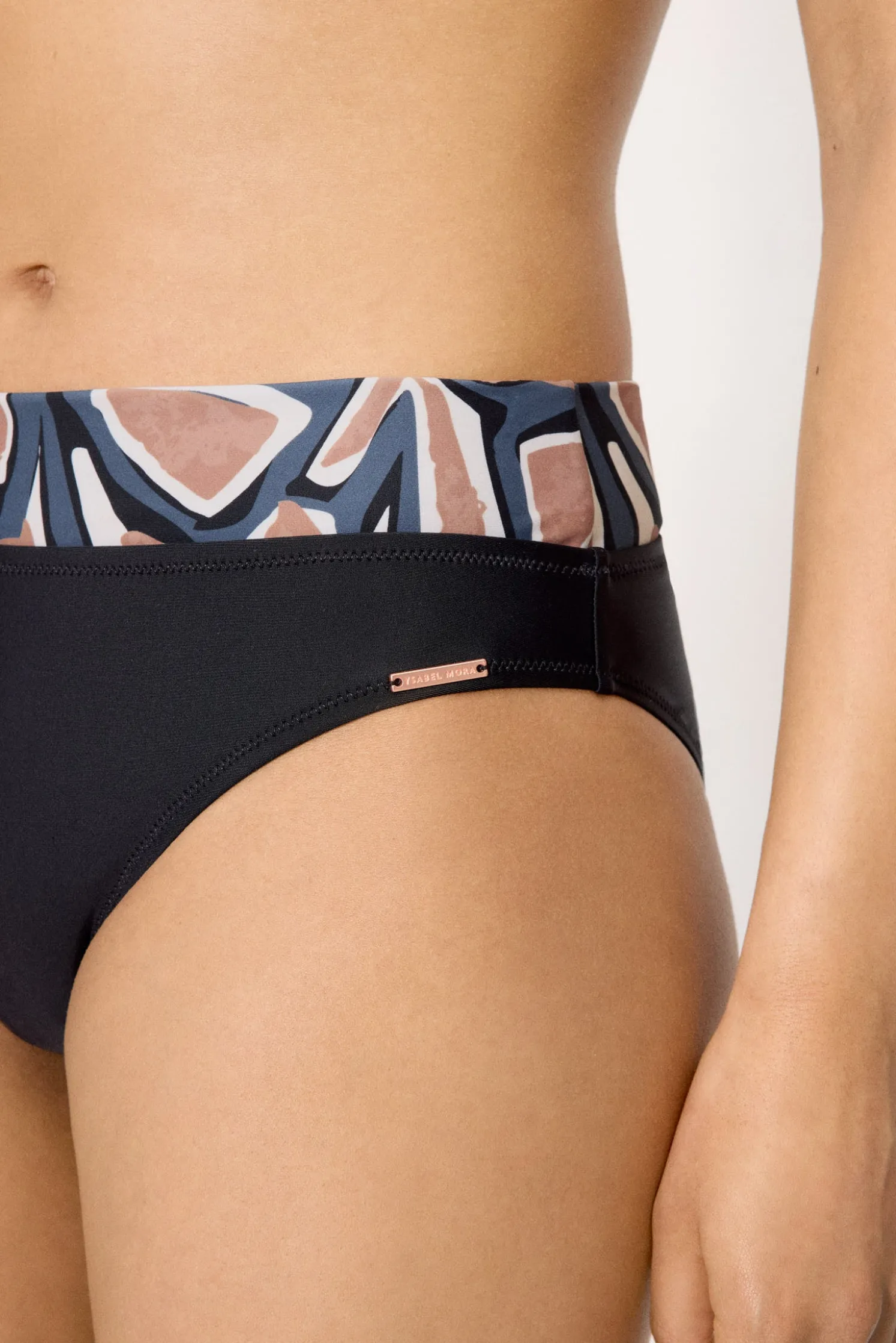 Braga bikini multiposición estampada