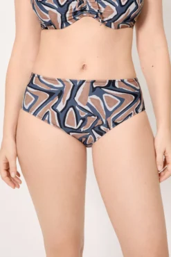 Braga bikini reductora alta estampada