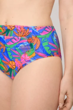 Braga bikini reductora alta estampado tropical