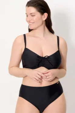 Braga bikini reductora alta negro