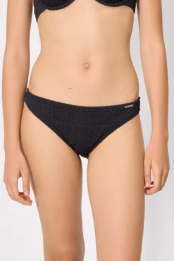 Braga bikini textura negro