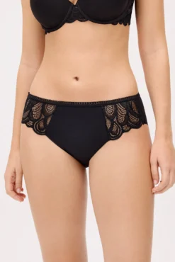 Braga midi con encaje negro