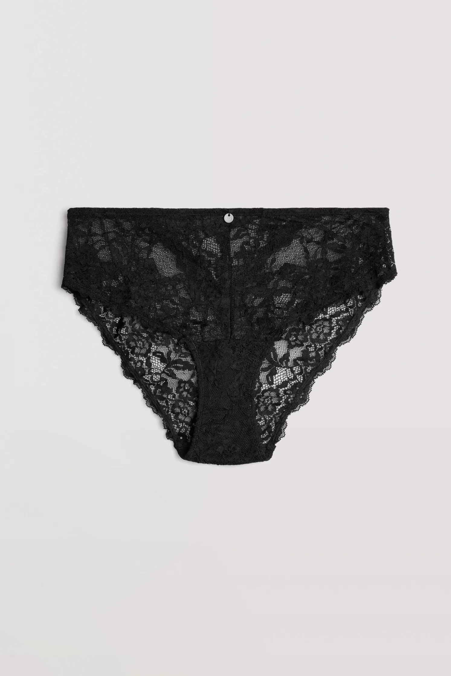 Braga midi encaje negro