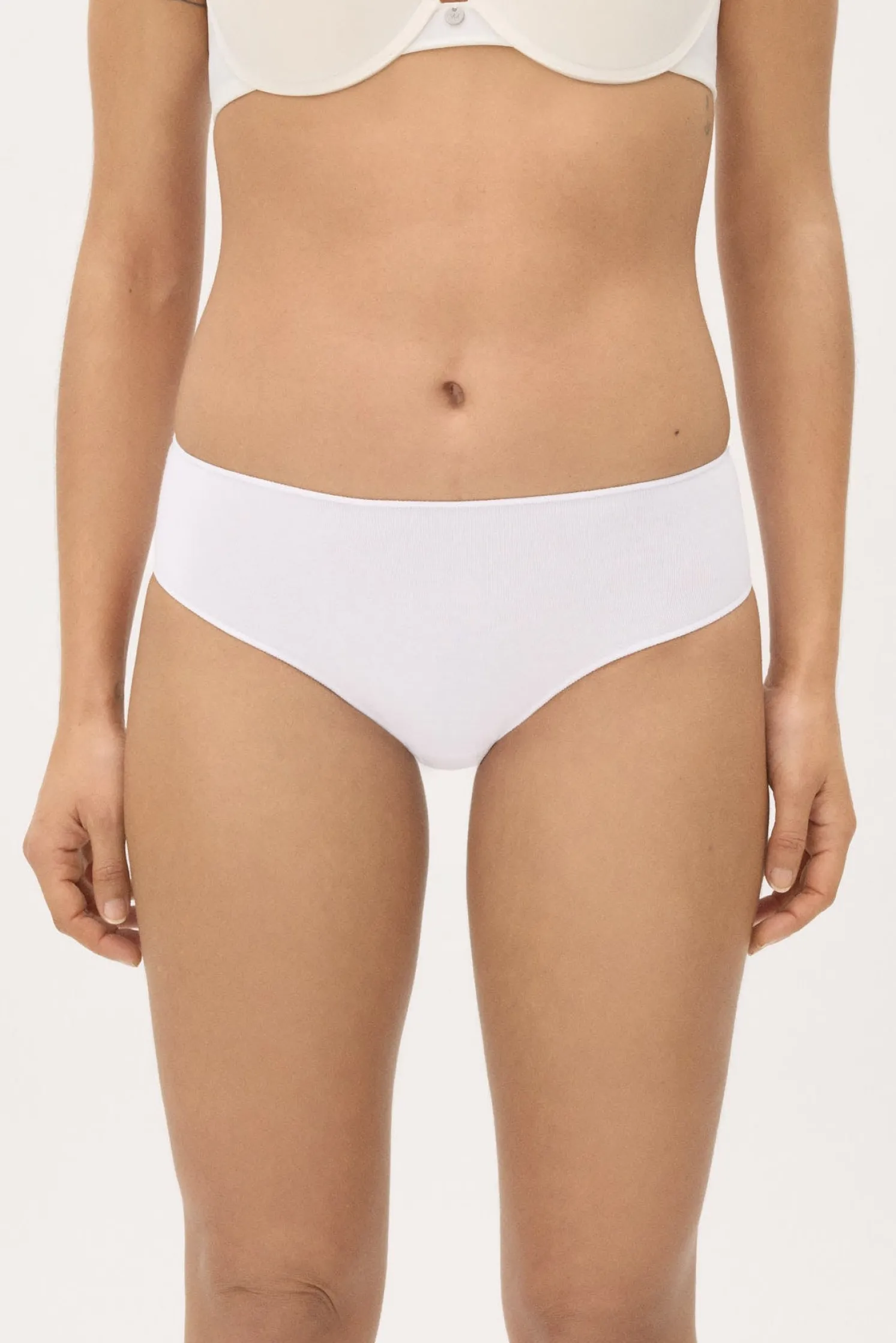 Braga midi hipster algodón blanca