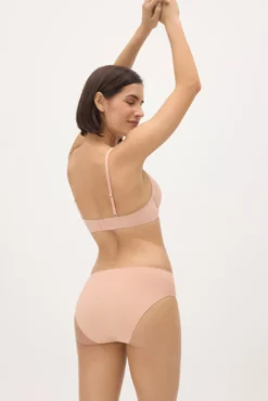 Braga midi hipster algodón nude