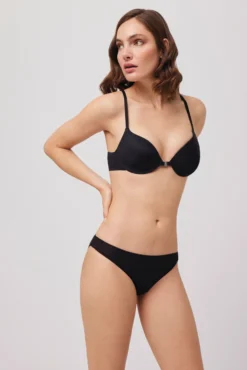 Braga mini algodón negro