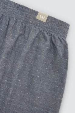 Bóxer tela estampado triangulos minimalistas