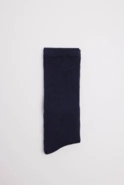 Calcetines bebé largos básicos marino
