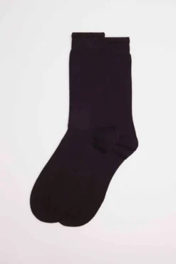 Calcetines básicos algodón largos negro