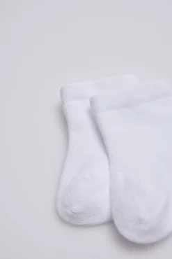 Calcetines básicos recién nacido blanco