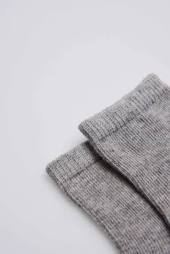 Calcetines clásicos algodón gris