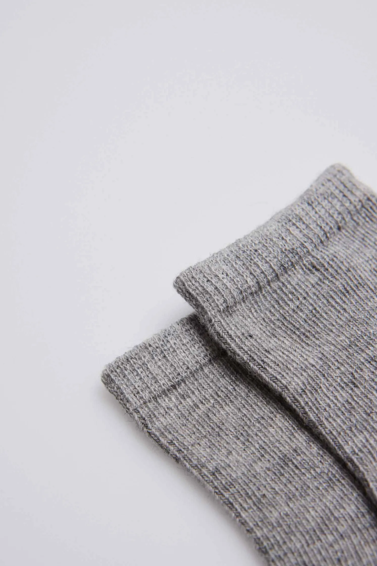 Calcetines clásicos algodón gris