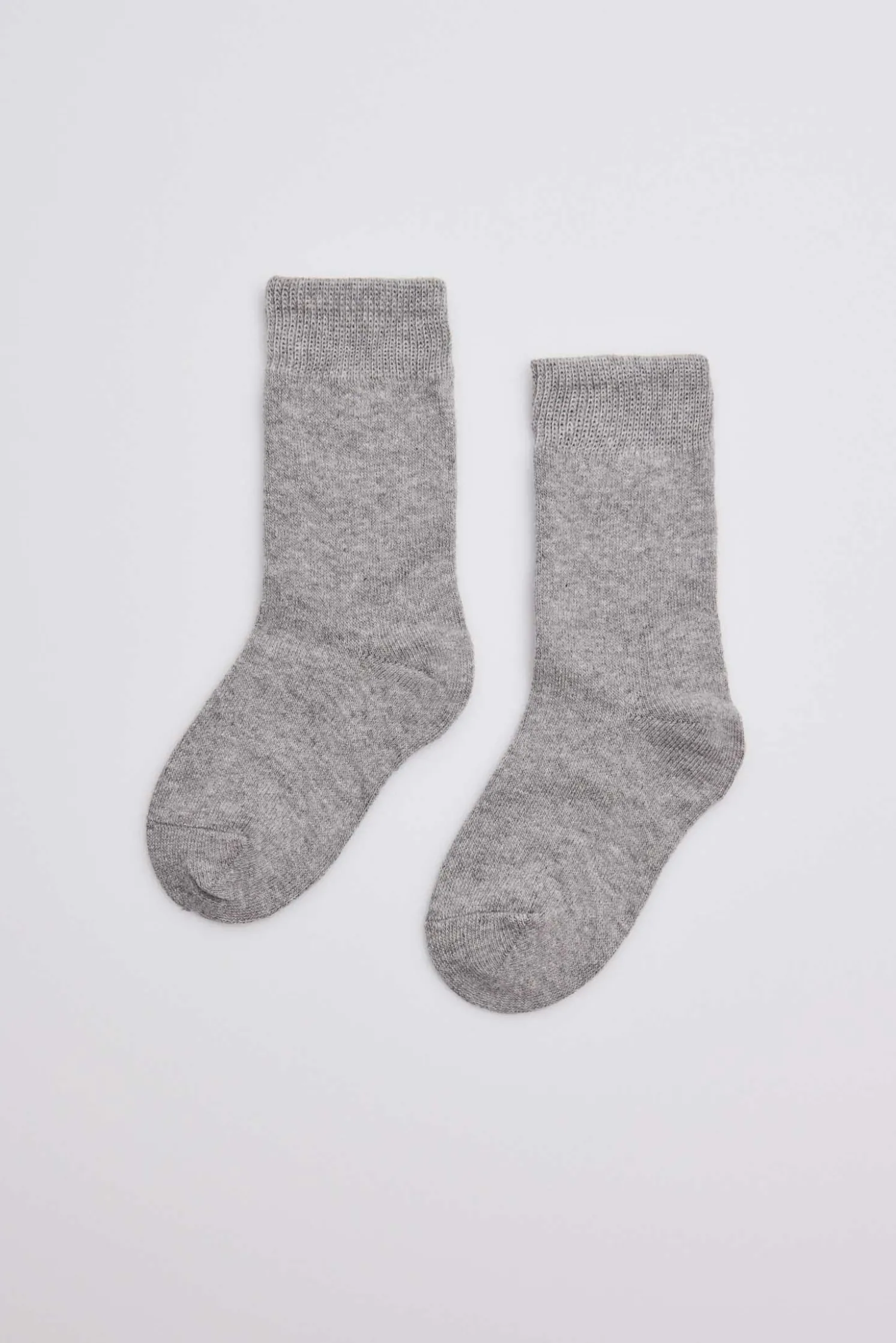 Calcetines infantiles algodón gris