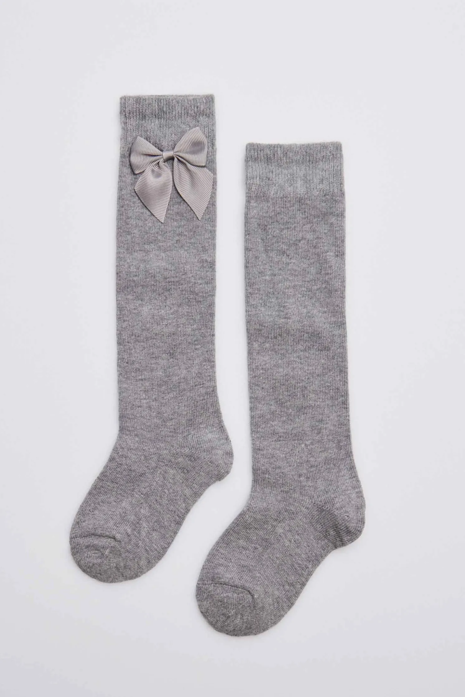 Calcetines largos gris