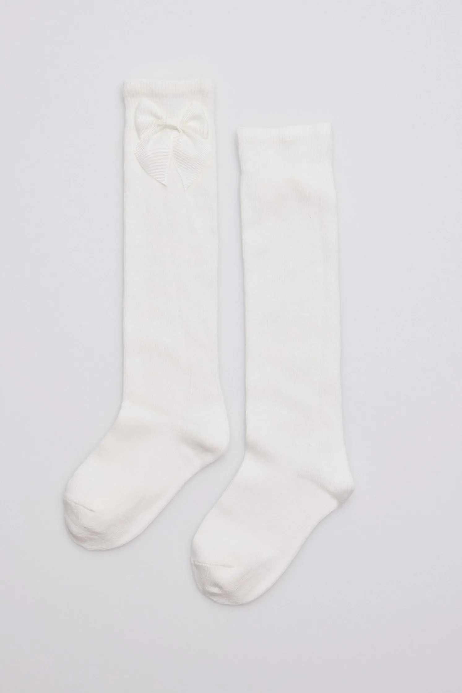 Calcetines largos marfil
