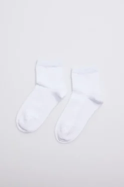 Calcetines perlé infantil blanco