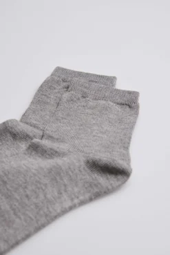 Calcetines perlé infantil gris