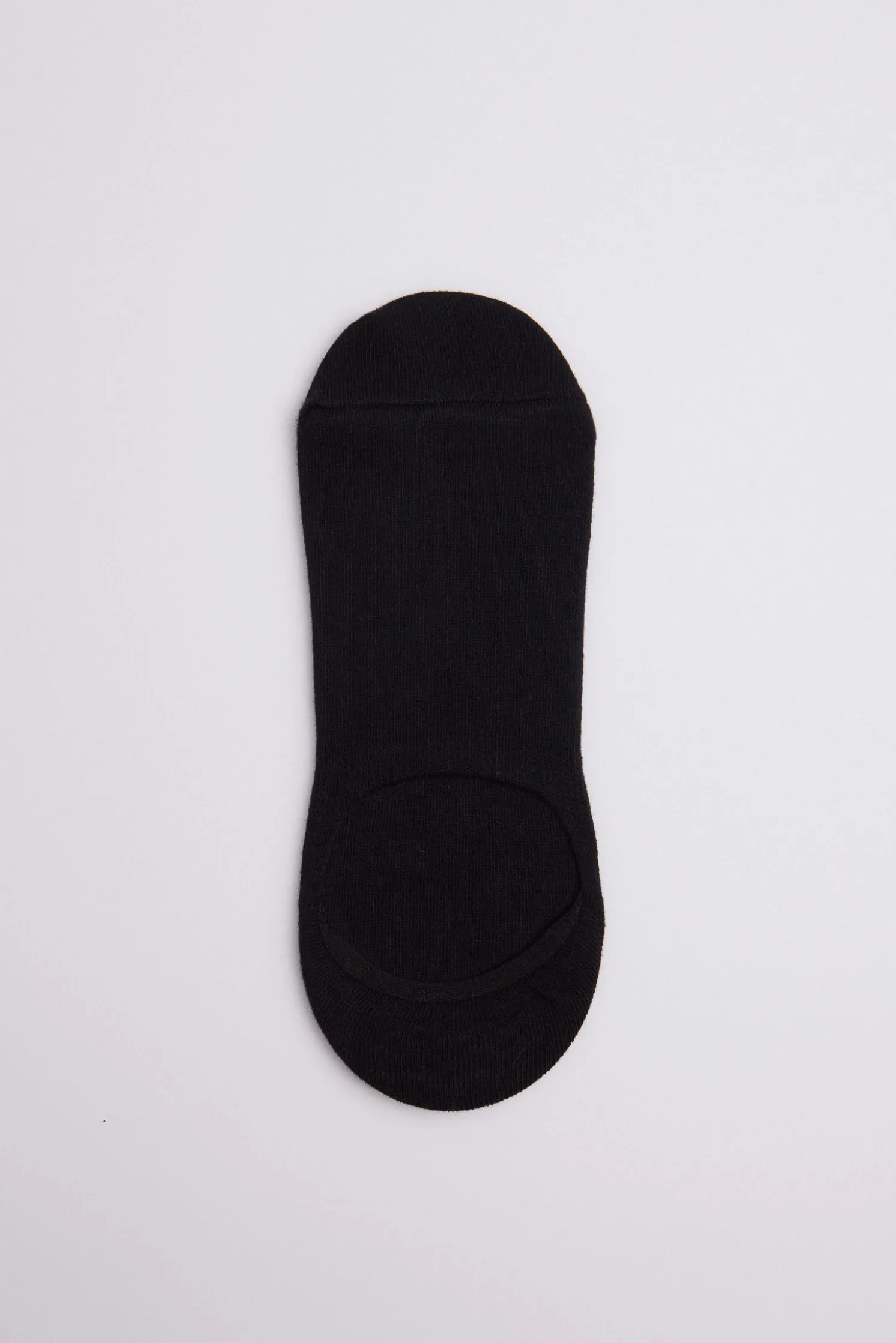 Calcetines pinky básicos invisibles negro