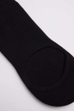 Calcetines pinky básicos invisibles negro
