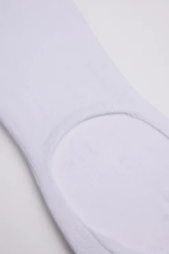 Calcetines pinky básicos invisibles blanco