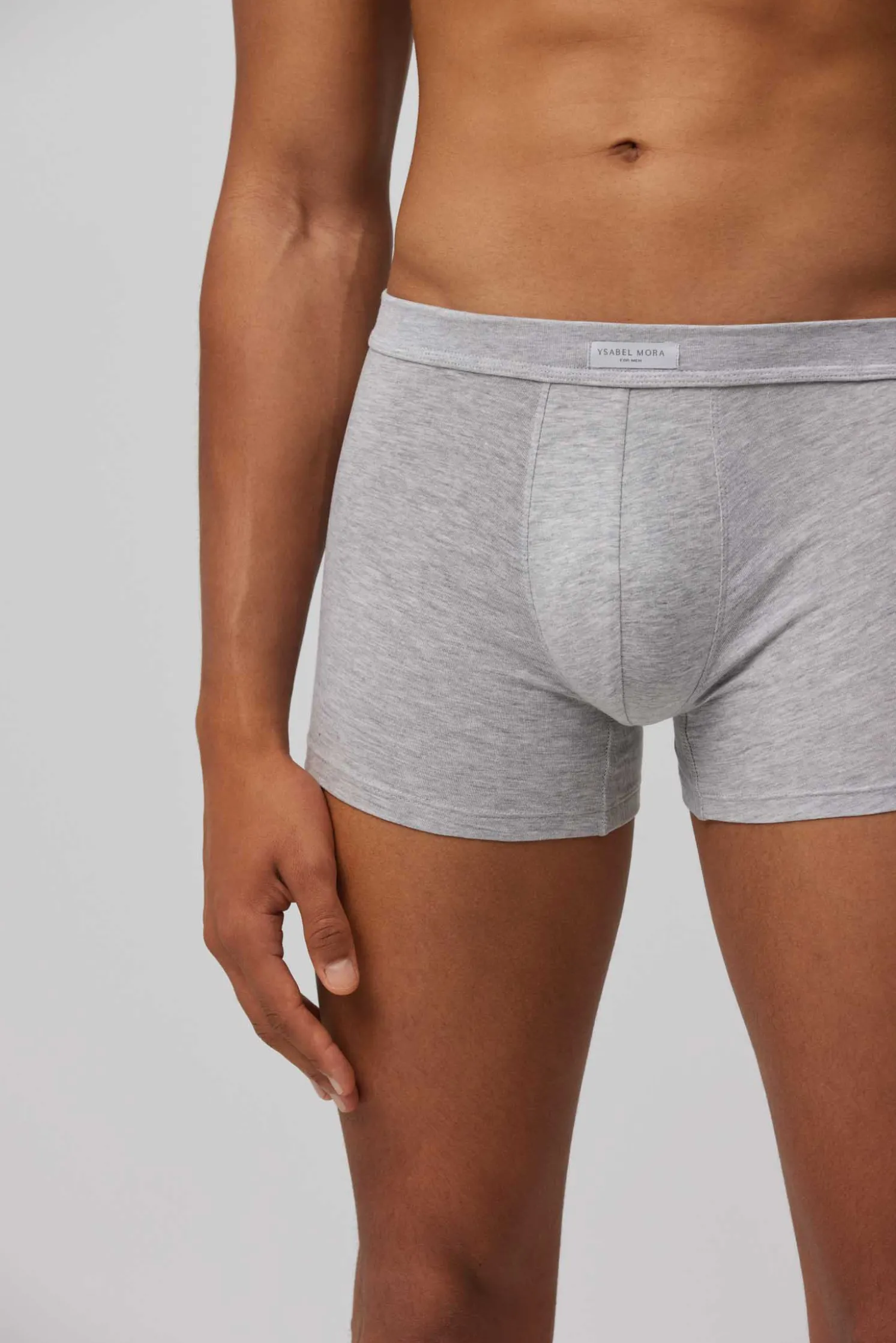 Calzoncillos bóxer básicos gris